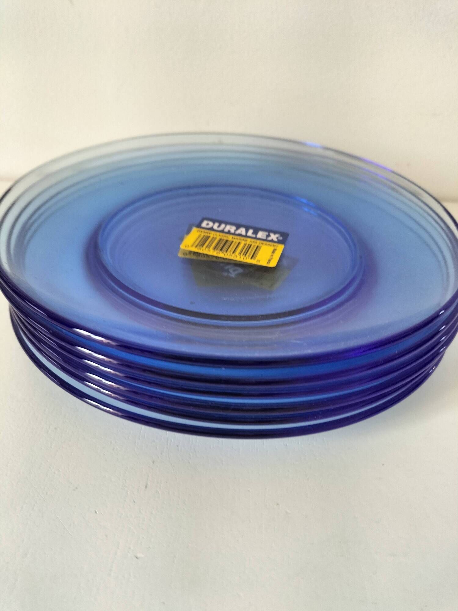 6 Duralex dessert plates – new with tags