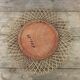 Vintage rattan sun mirror diameter 47cm
