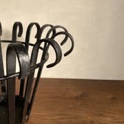 Mid-century Provence cache pot in flat iron XL 1960