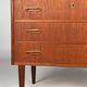 Scandinavian teak chest of drawers from the 1960s.