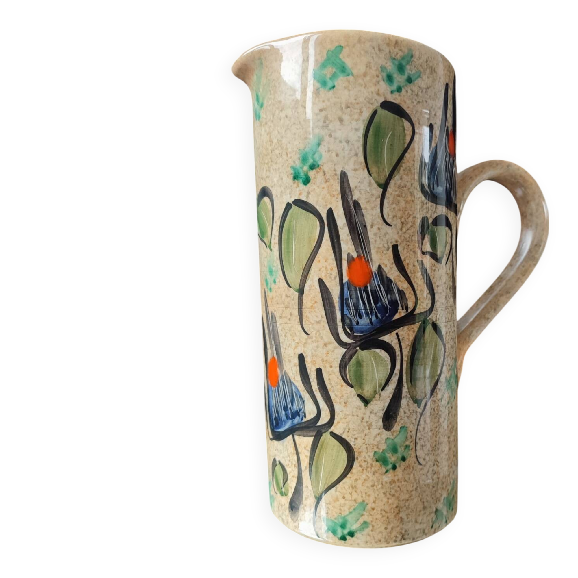 Large ceramic pitcher from Vallauris