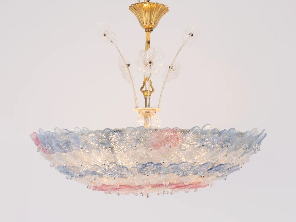 Murano glass floral Barovier & Toso flower chandelier