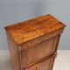Ancient Empire secretary in walnut and bronze, Italy, 19th century