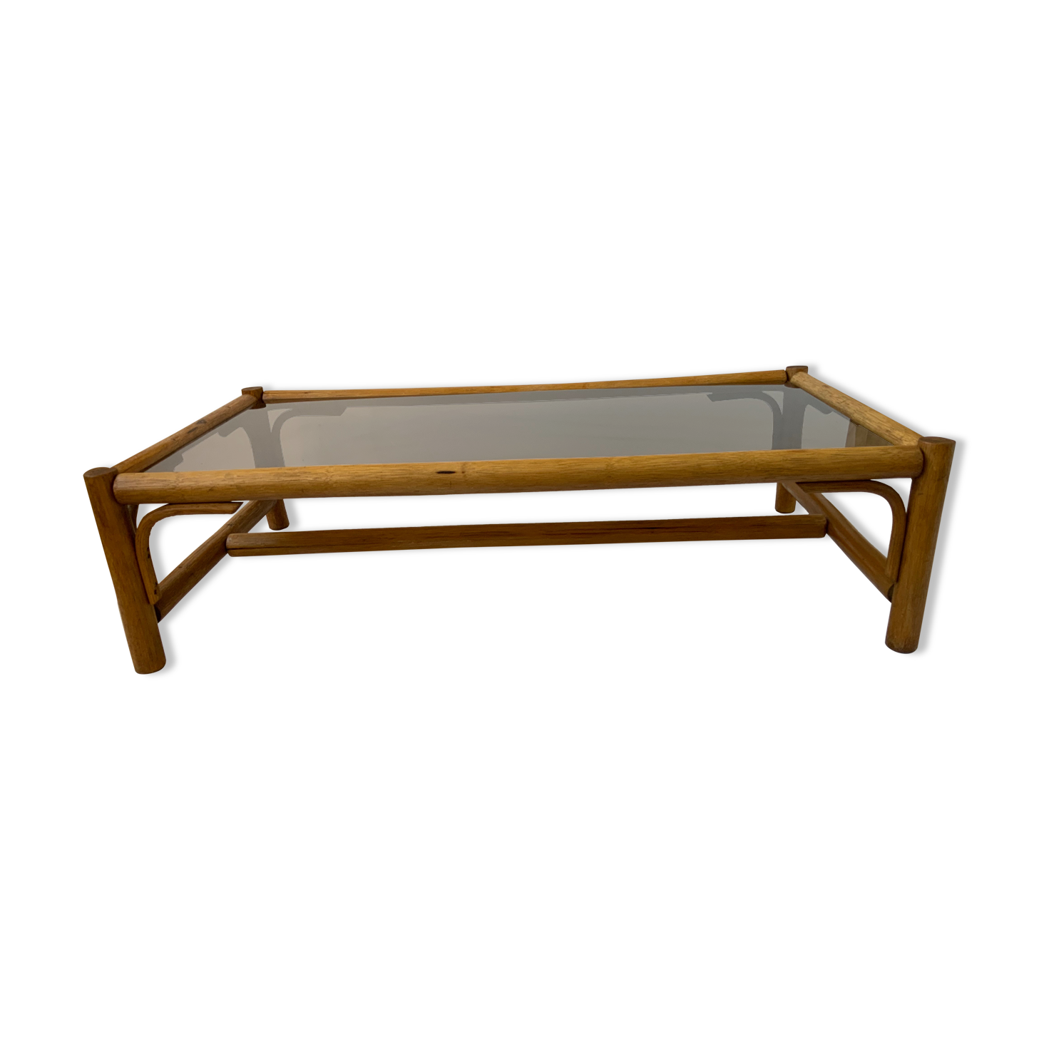 Rattan coffee table