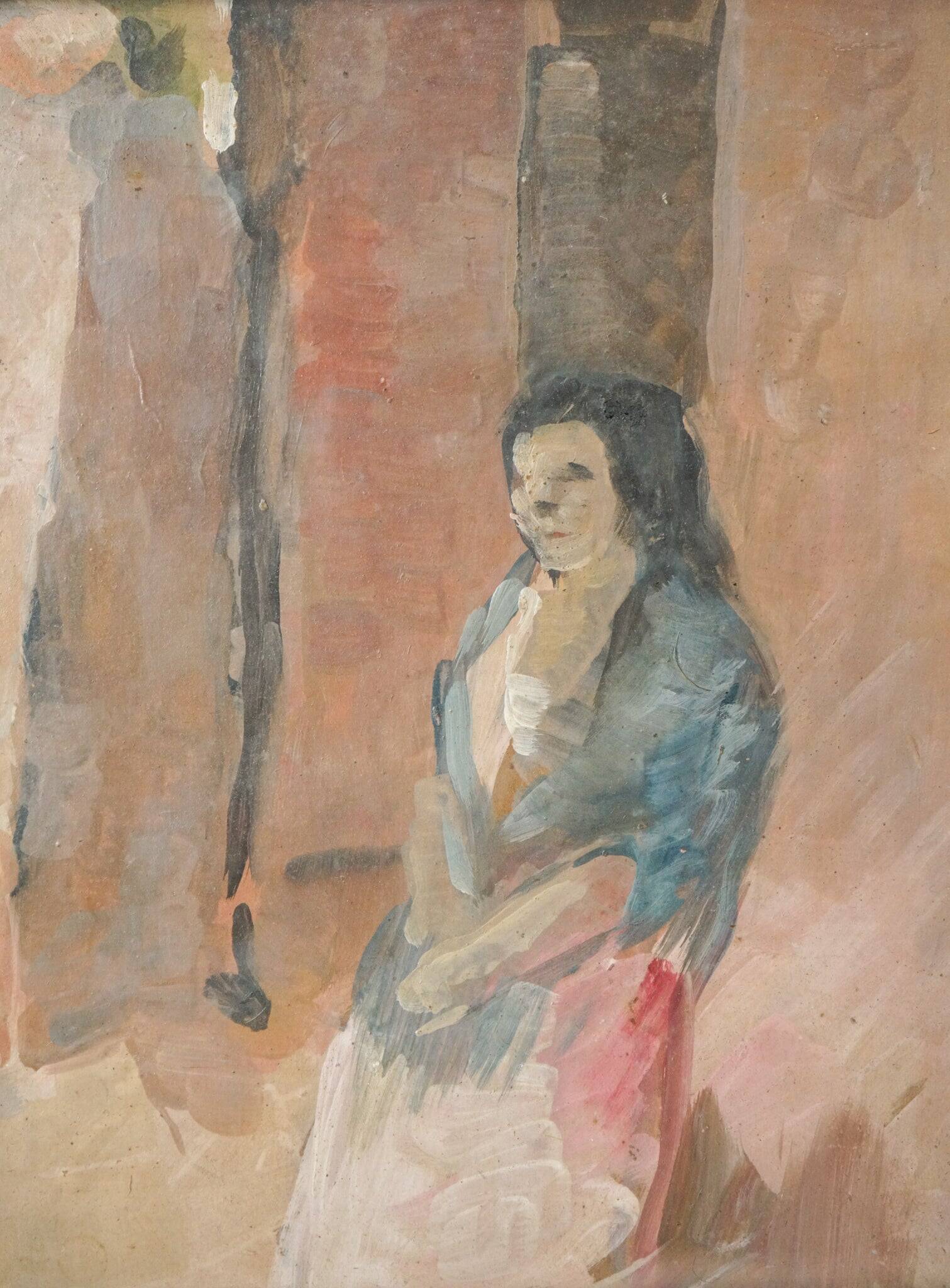 Plein air - Impressionist - Study of a lady