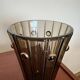 Art Deco amber glass vase
