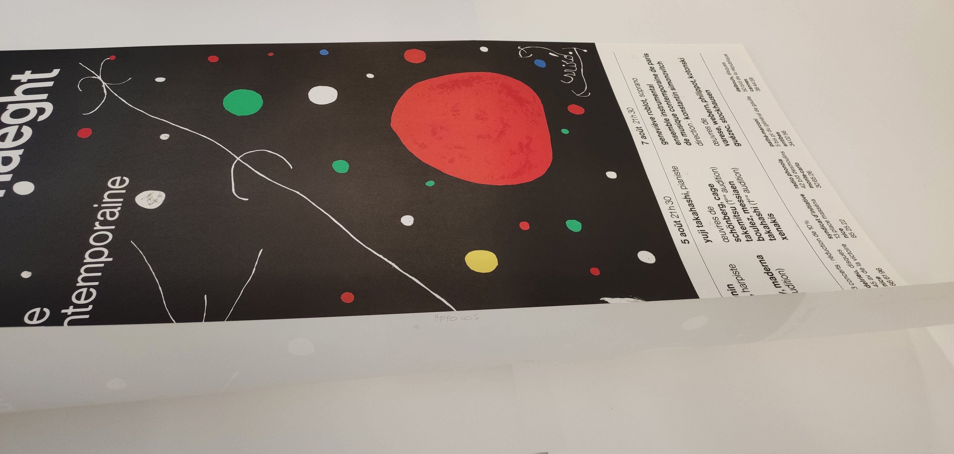 Poster the nights of the Maeght foundation