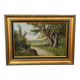 Countryside landscape – Oil on panel signed Anderson – 20th century