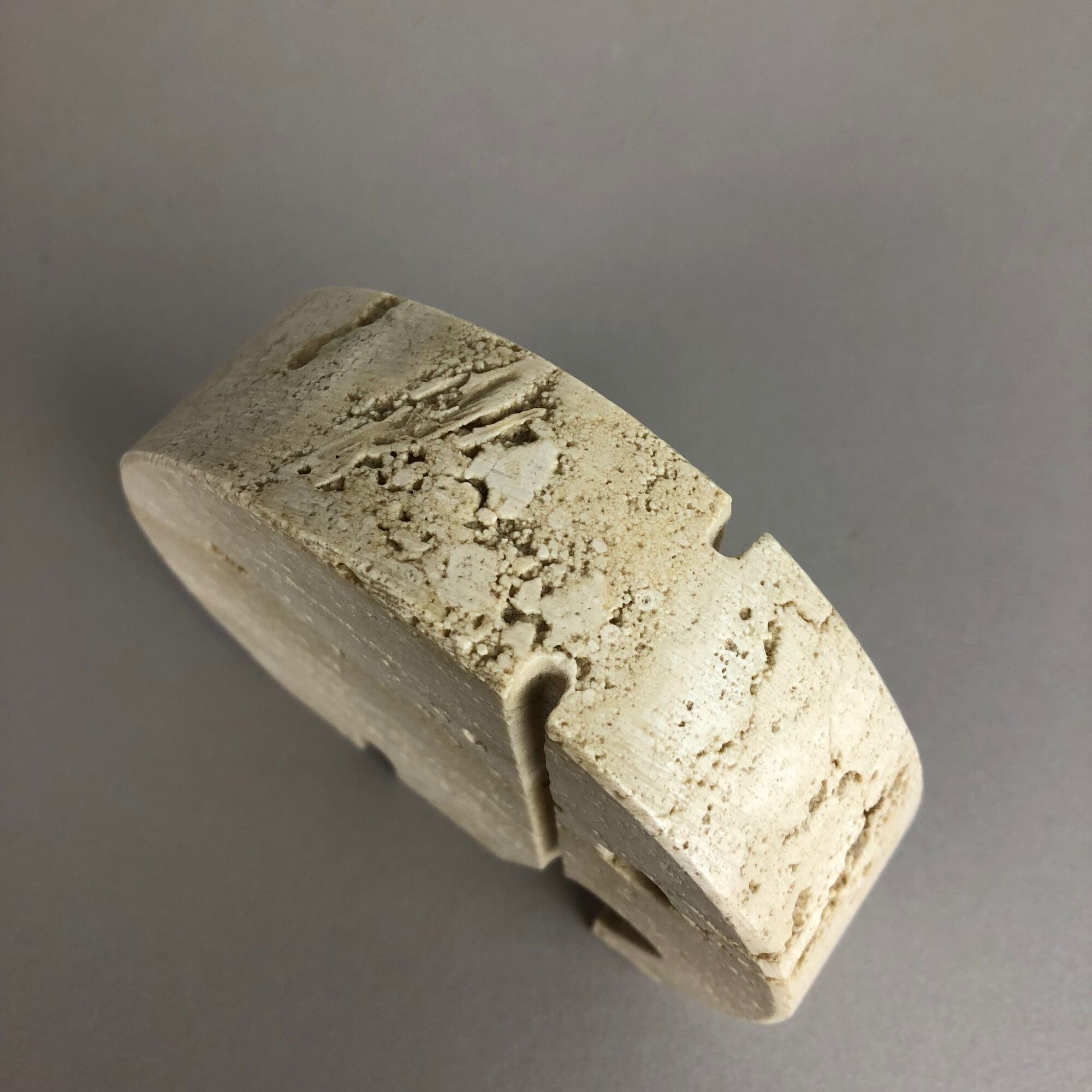Travertine marble elephant figure by Fratelli Mannelli, Italy, 1970s