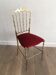 Chaise chiavari en laiton