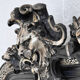 Old wooden mirror in Baroque or Napoleonic style