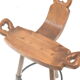 Vintage Spanish Brutalist 'Marbella' stool by Confonorm from the 1970s