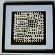 Tableau Vintage Art Optique - Victor Vasarely - Frame 40x40cm