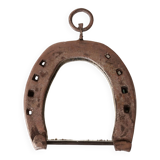Popular art mirror, horseshoe frame, 1950s