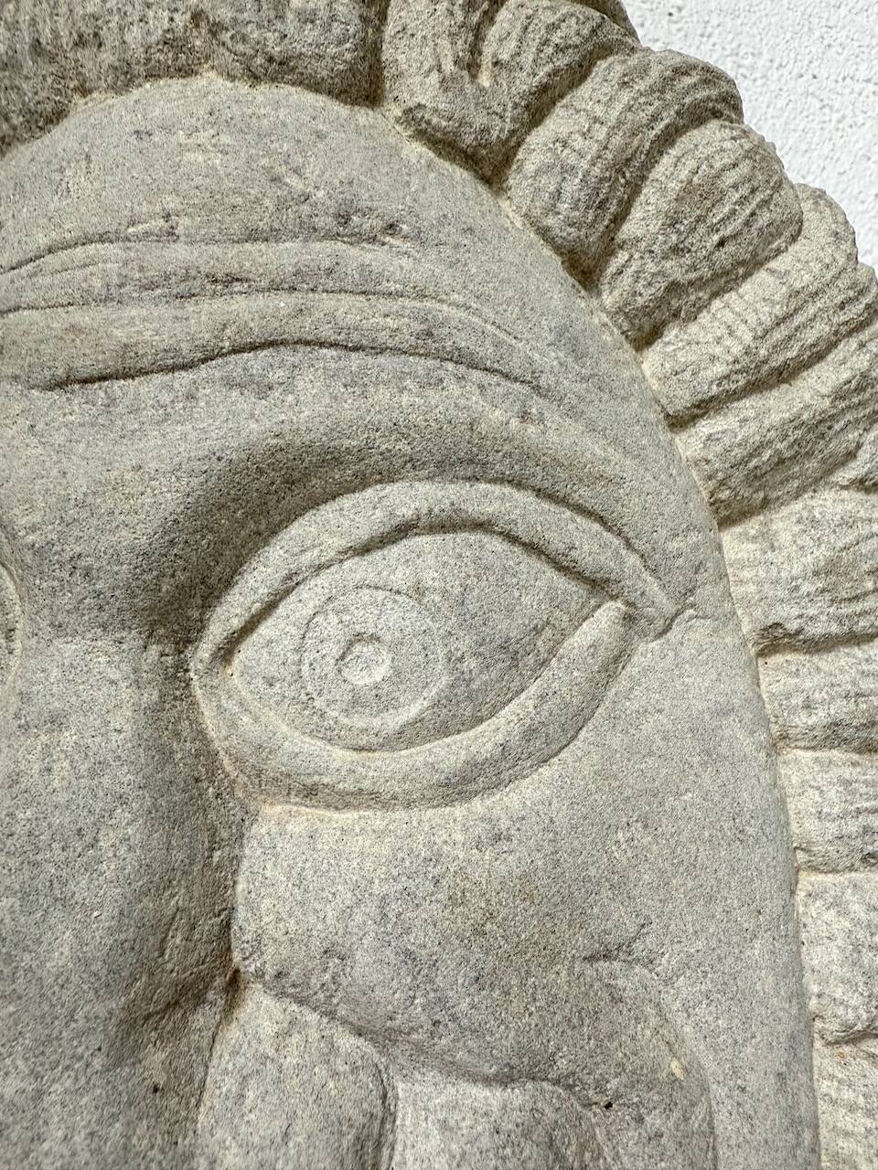 Stone sculpture 1950 face