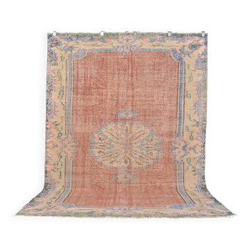 Tapis vintage en laine noué à la main, réf. 2328