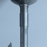 Space Age style stainless steel chandelier - 1960