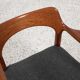 Chaise danoise vintage avec accoudoirs en teck par Arne Hovmand Olsen pour Mogens Kold 1960