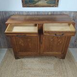 Low wooden sideboard