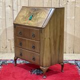 1960s English walnut secretary