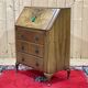 1960s English walnut secretary