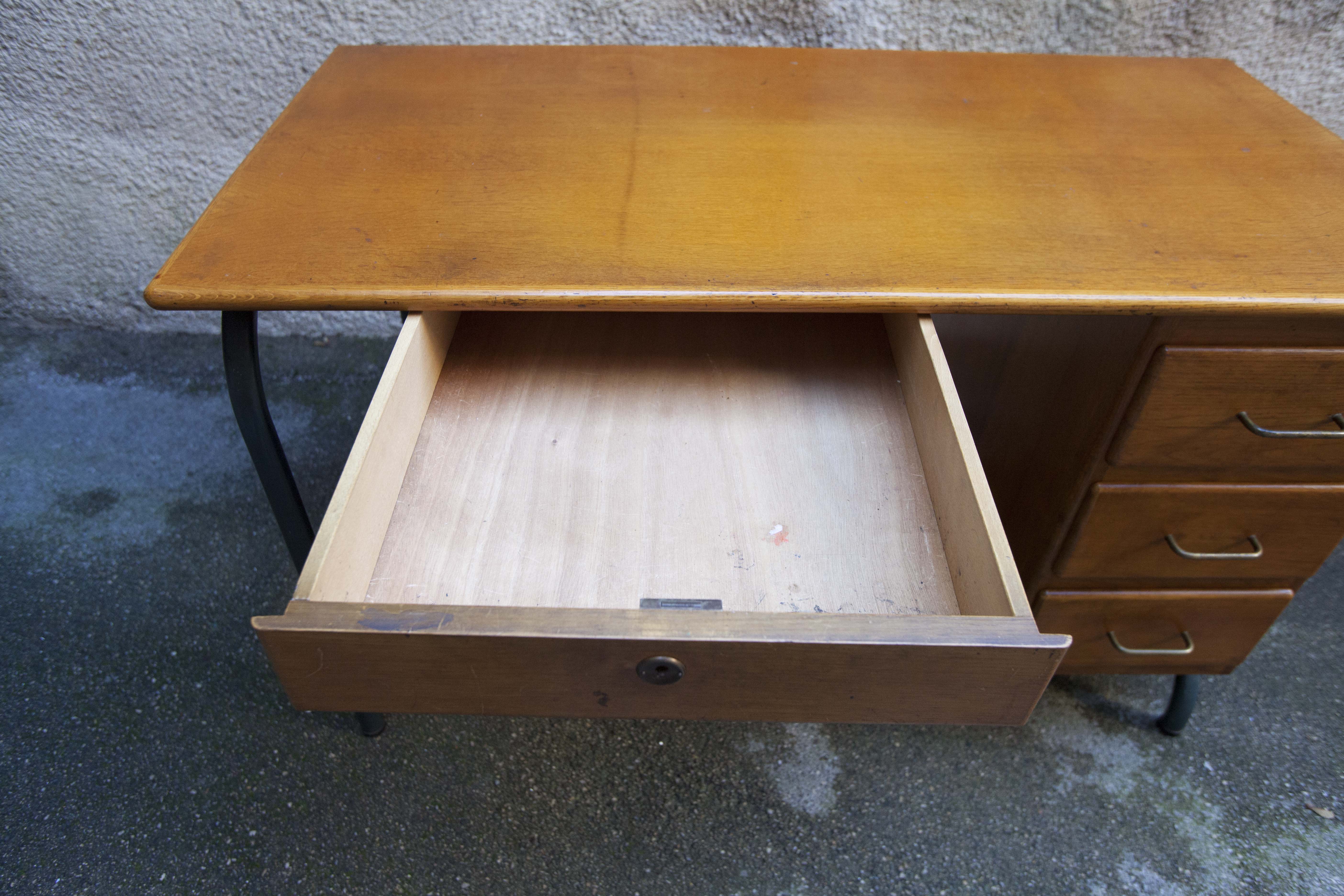 Industrial office schoolmaster 4 drawers