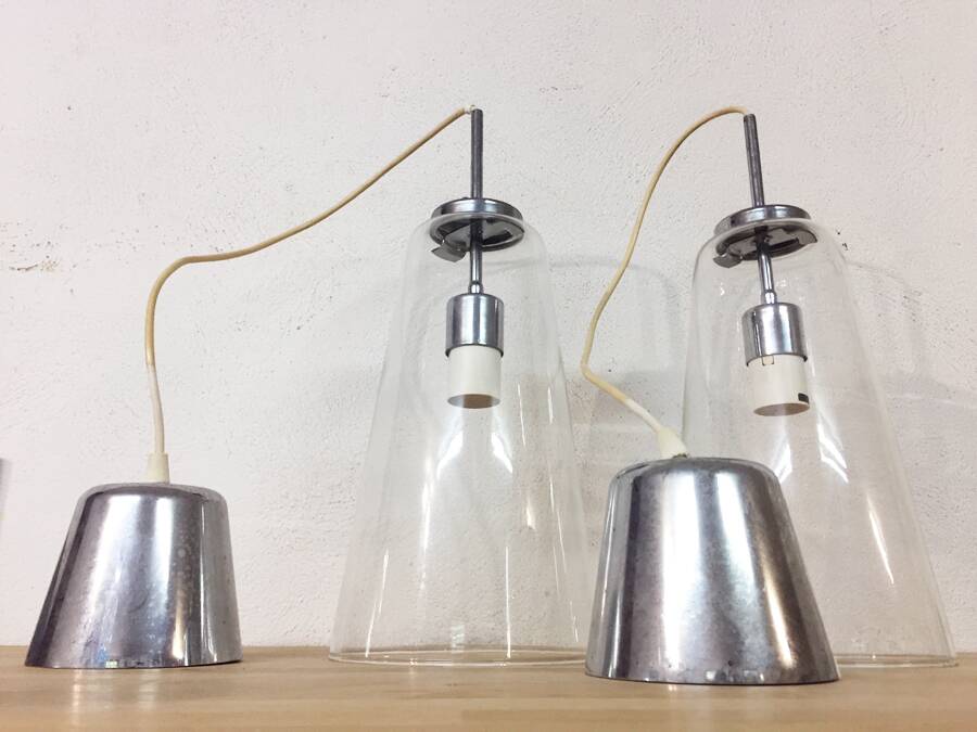 Pair of vintage IKEA pendant lights – 1980s