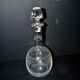Antique carafe with guilloché spiral decoration – pantograph chemical engraving, circa 1900