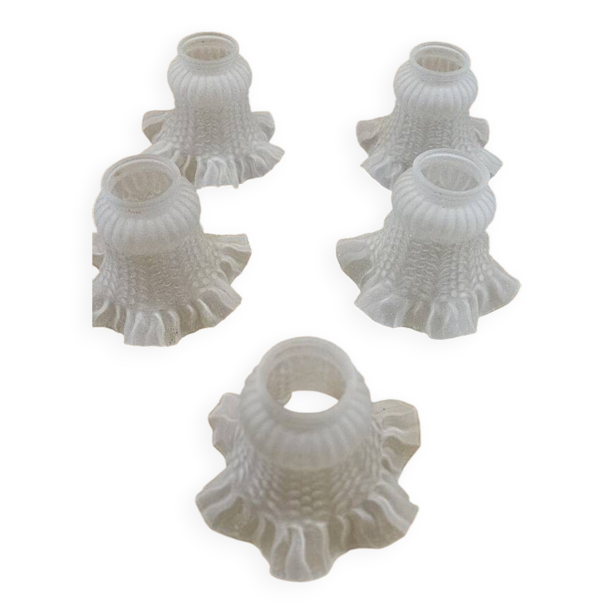 Set of 5 tulip glasses