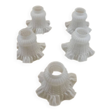 Set of 5 tulip glasses