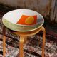 Large dish ceramic Vallauris by G. Valentine the archangels