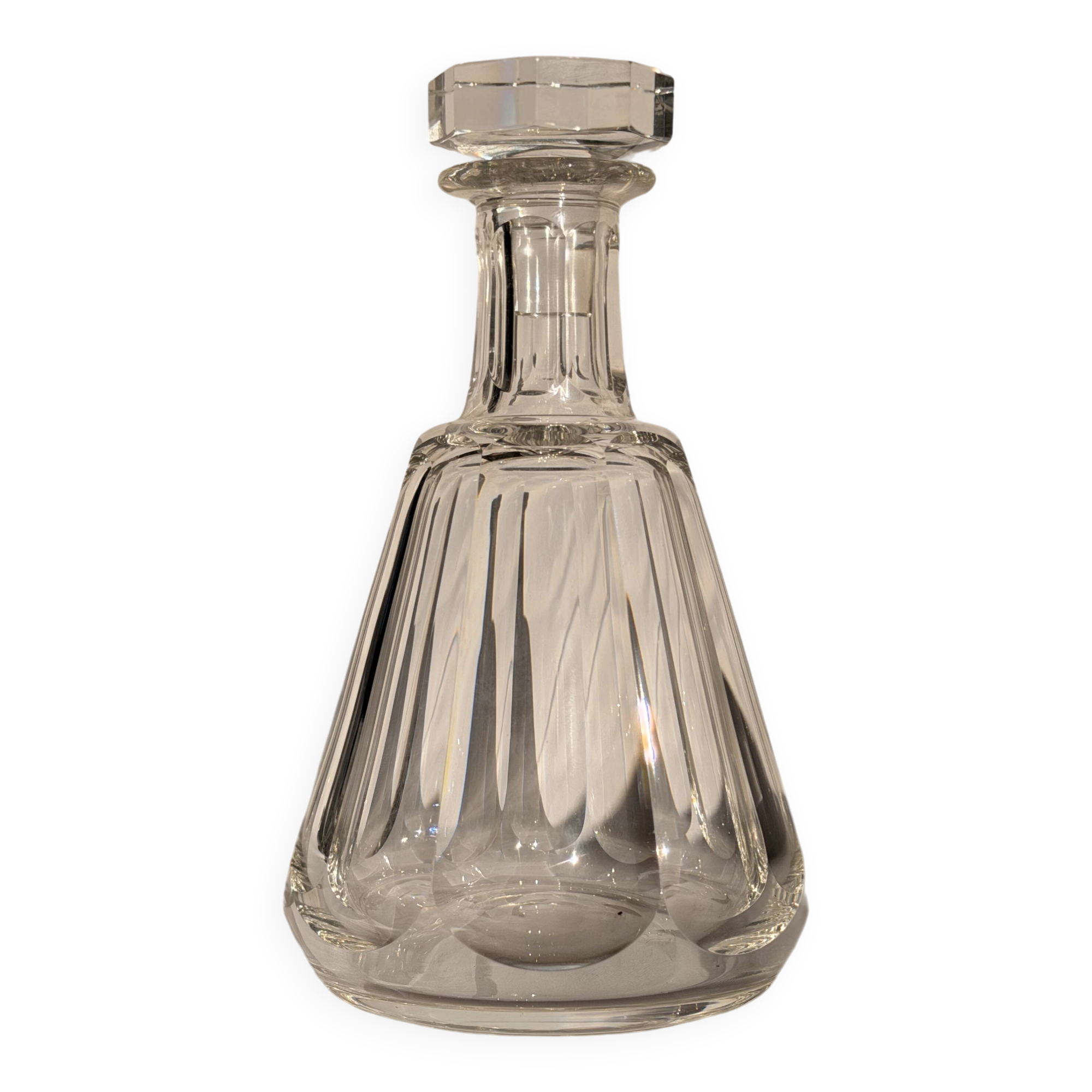 Carafe en cristal taillé à pans coupés - Baccarat Talleyrand