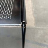 Postmodern perforated metal nesting side table from Ikea, 1980s.