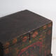 Antique chest painted in pine wood – China, around 1900