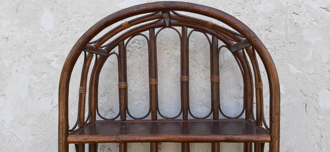 Bamboo wicker rattan 185cm vintage