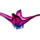 Murano XXL Coupe 50cm - Sommerso Amethyst & Turquoise - Vintage Design