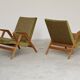 Pair of armchairs restored by Frantisek Jirak for Tatra Nabytok 1960