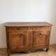 Rustic old buffet made of solid wood
