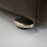 1970s Danish Brown Leather Armchair, Denmark