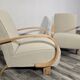 Set of Art Deco Lounge Chairs by Jindřich Halabala, 1950s