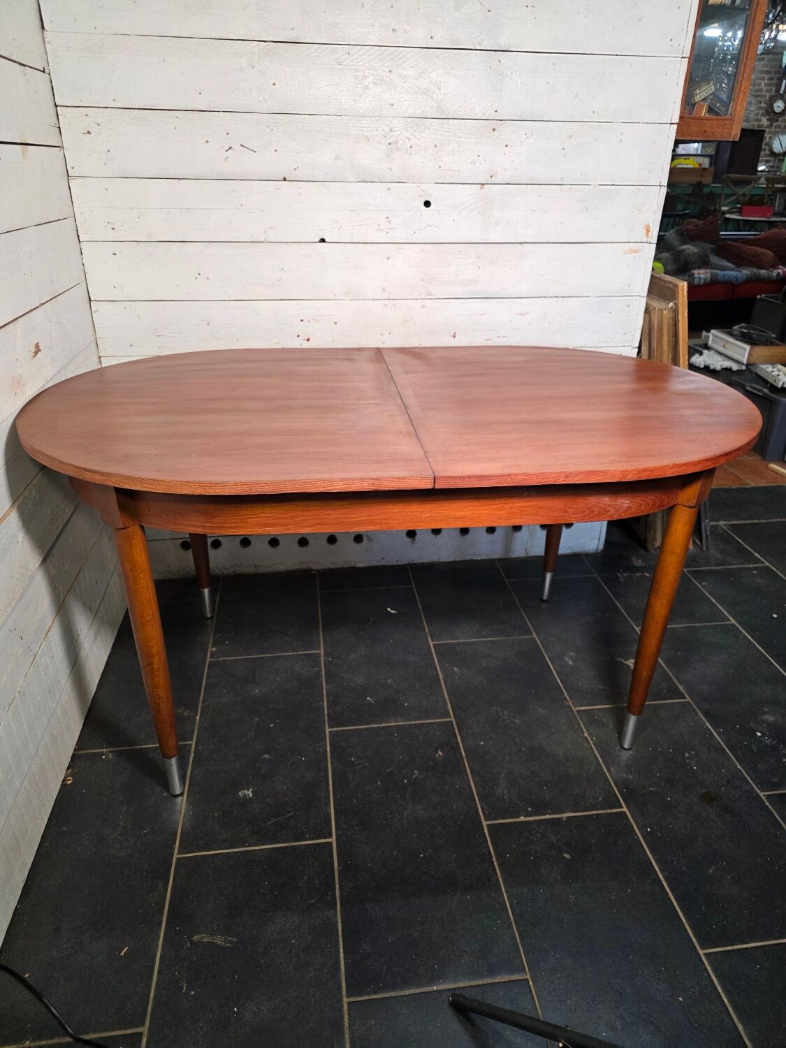 Scandinavian extendable teak table from the 1960s (butterfly extension)