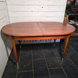 Scandinavian extendable teak table from the 1960s (butterfly extension)