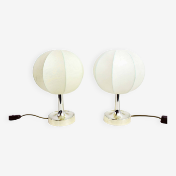 Pair of Cocoon lamps 1960
