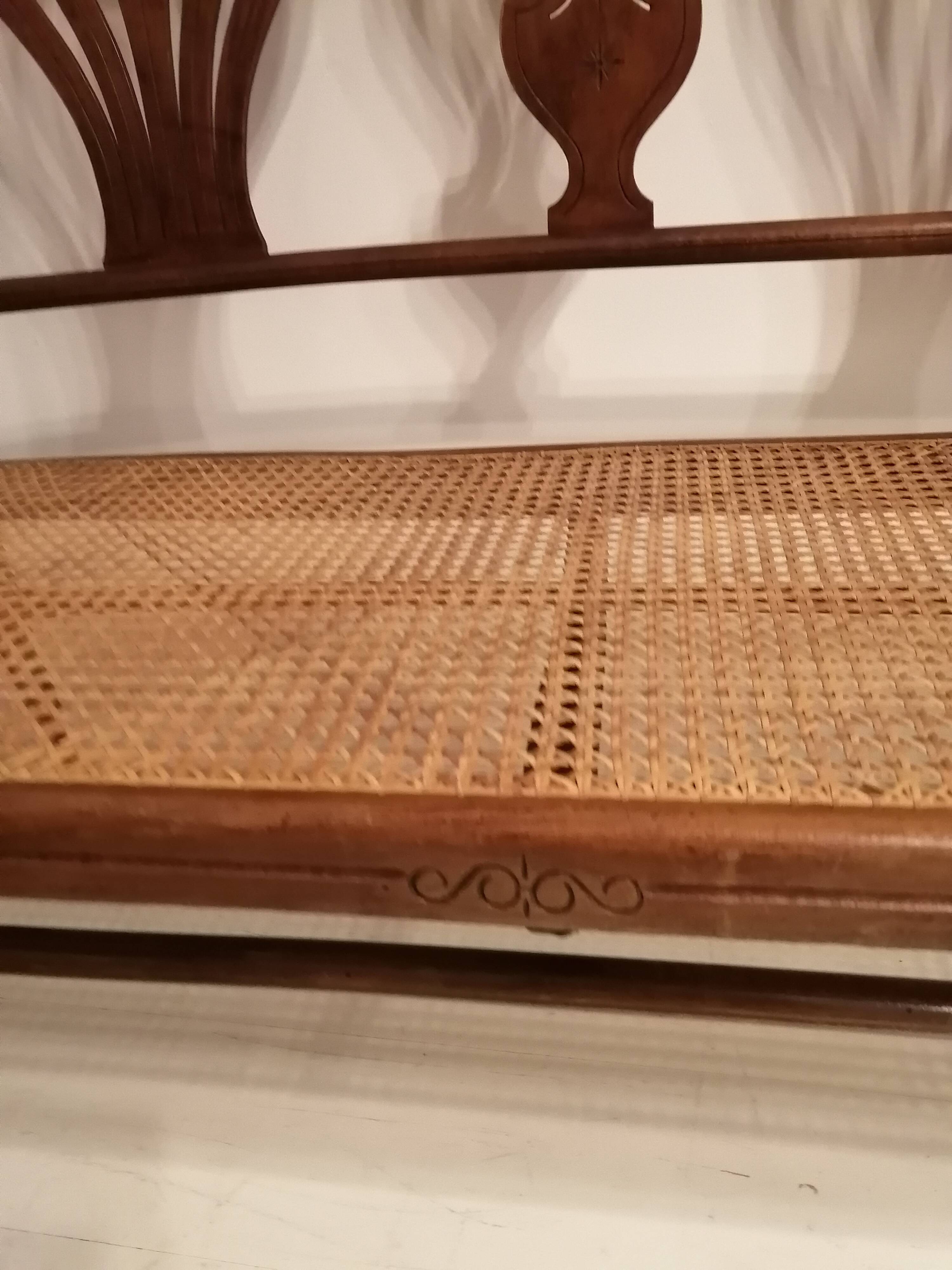 Bent wood bench