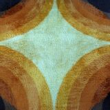 Colourful woolen carpet by Bergoss, Netherlands 1960's