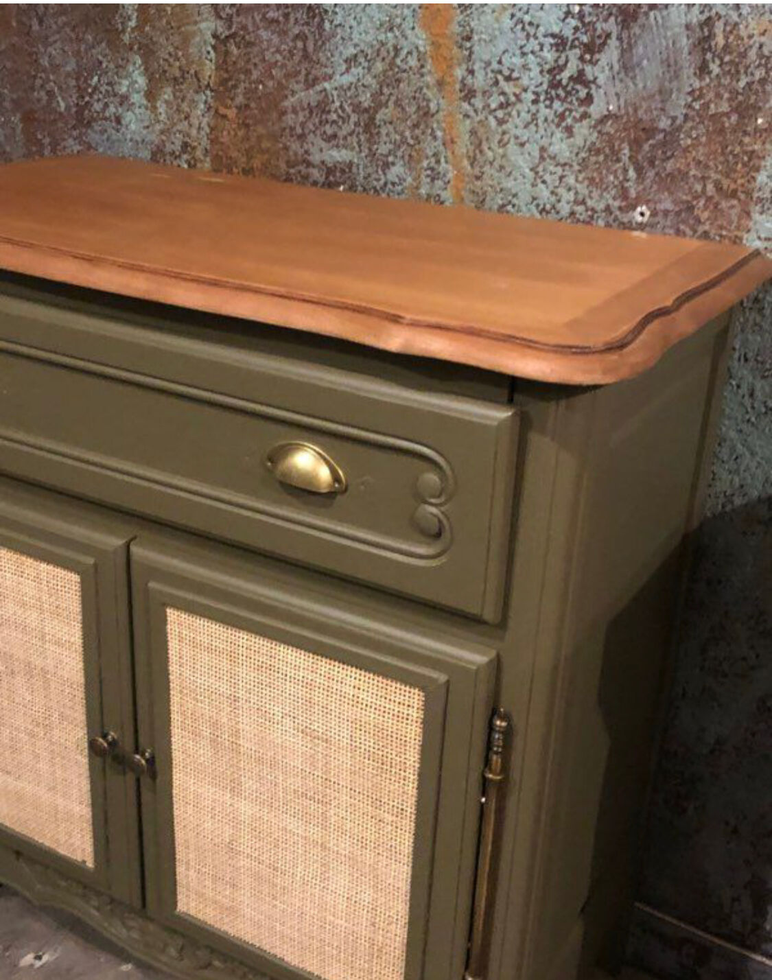 Redesigned wooden sideboard