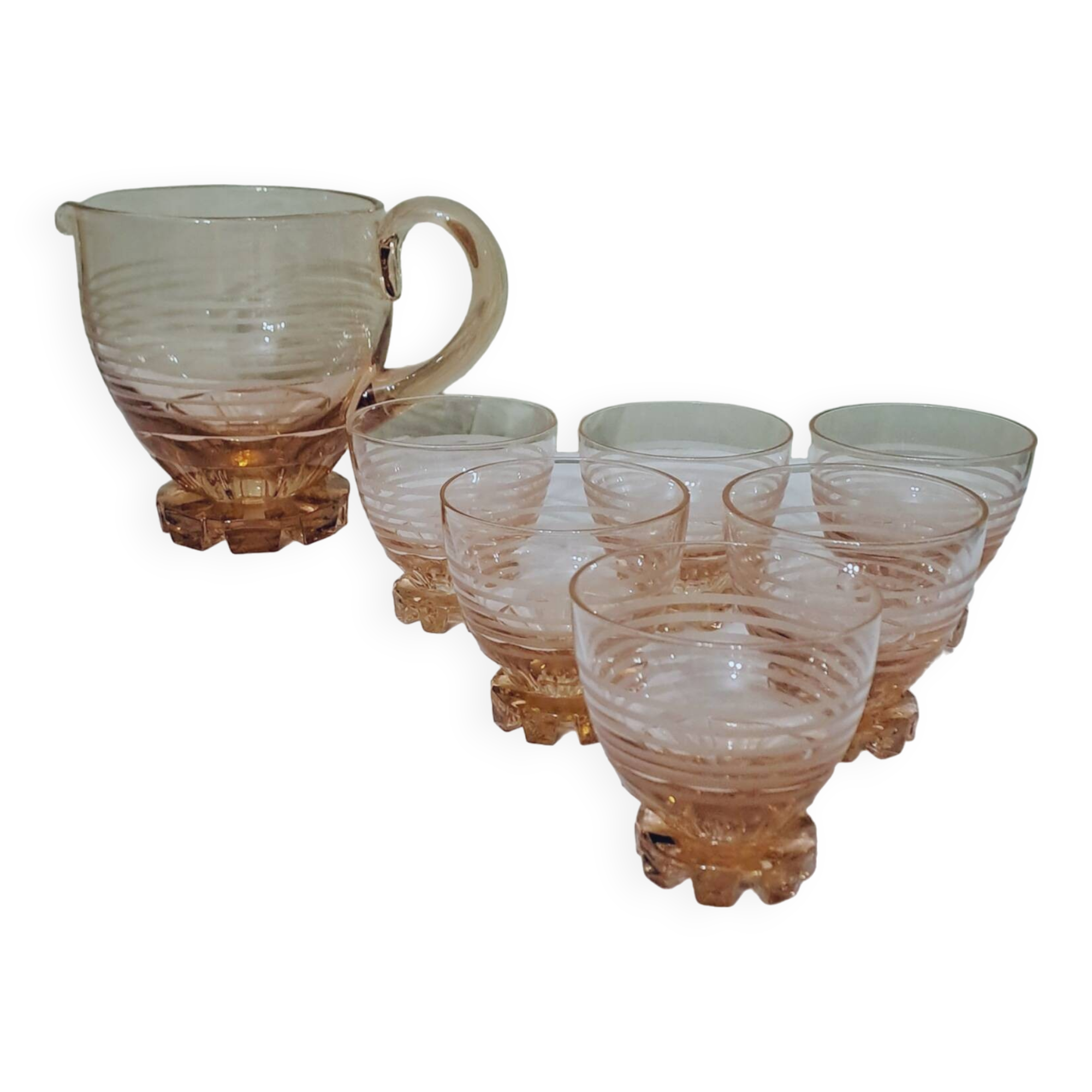 Art Deco Orangeade Service