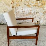 Vintage Scandinavian Teak Armchair, Circa 60's