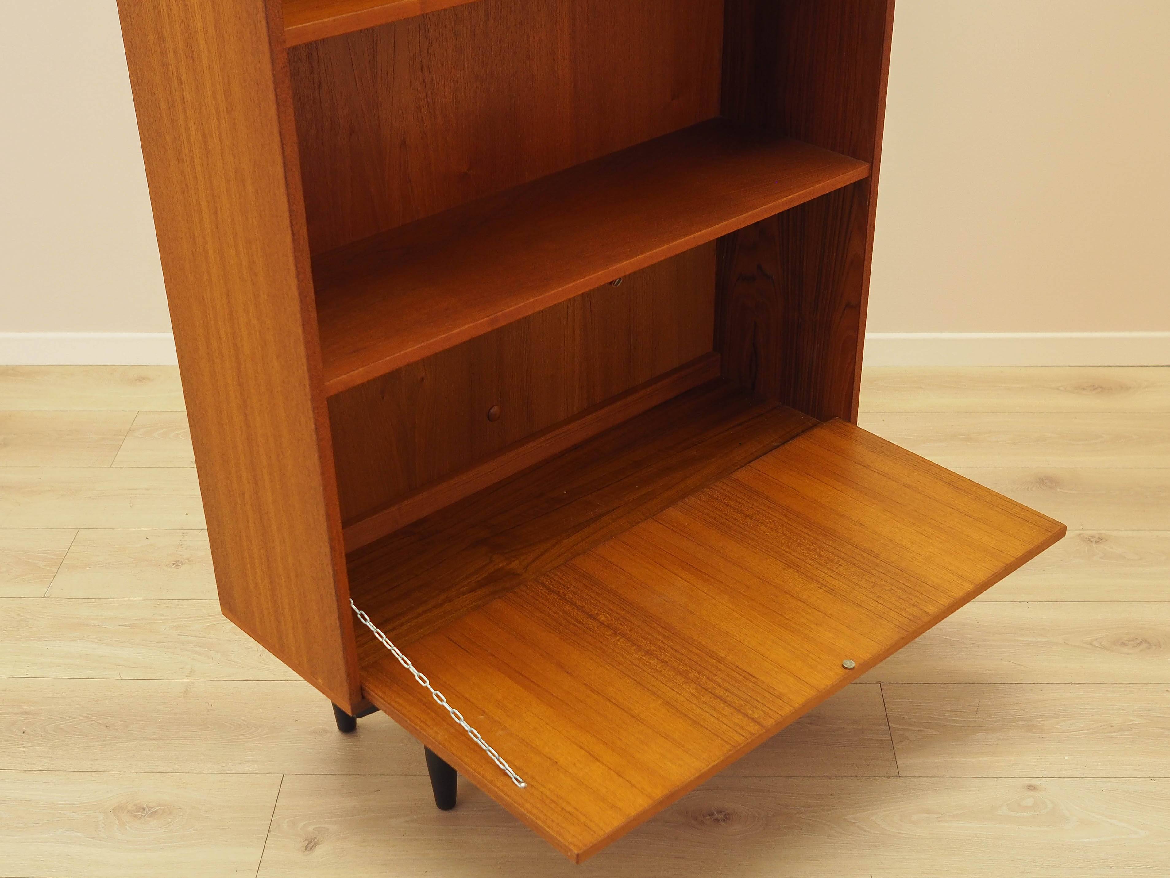 Teak bookcase, Danish design, 1970s, made in Denmark