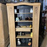 Dresser, bookcase in raw wood